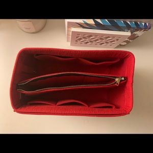 Red Organizer for Louis Vuitton Speedy 25